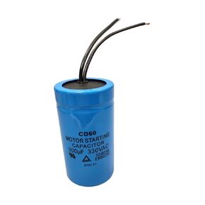 CD60 Motor Starting Capacitor 300uF 330VAC 300MFD 300 uF MFD 330V AC 330 VAC 50x92mm UL Listed in Kuwait