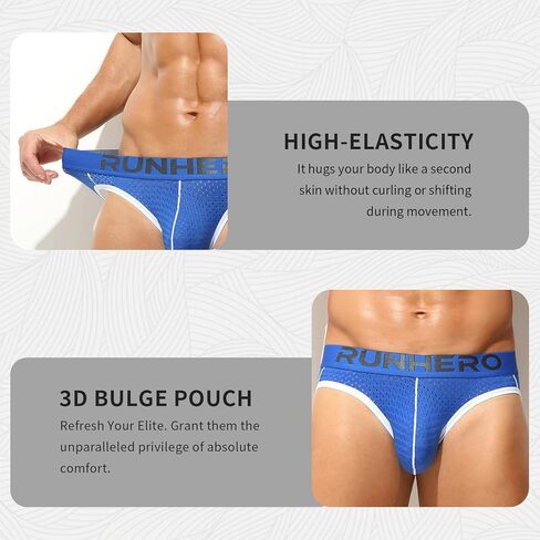 Jock Straps for Men Athletic Supporter Sports Mens Underwear Breathable Comfortable Jockstrap in Saudi Arabia