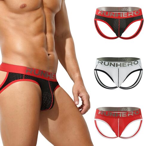 Jock Straps for Men Athletic Supporter Sports Mens Underwear Breathable Comfortable Jockstrap in Saudi Arabia
