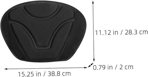 Kayak Backrest Pad Cushion – EVA Waterproof Back Support for Canoes and Kayaks – Breathable Outdoor Seat Cushion – Portable and Comfortable Design for Fishing and Recreation in Saudi Arabia