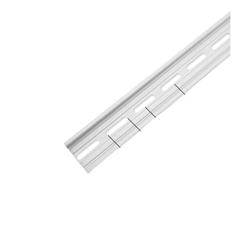 DIN Rail NS35/7.5 Steel/Aluminum Thickness 1mm/1.5mm NS 35-S/AL Mounting Terminal Block Mounting Cabinet C45(NS35-AL-1.5,50cm) in Saudi Arabia