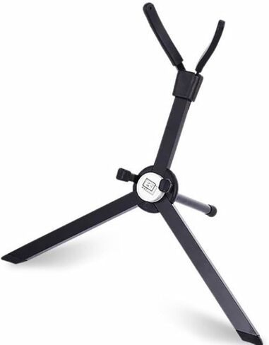 Toddmomy Folding Alto Saxophone Stand Non-skid Sax Display Rack Portable Black Saxophone Tripod Holder for Musical Instruments in Kuwait