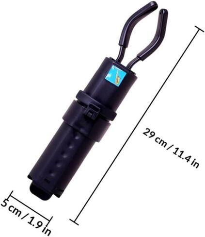 Toddmomy Portable Folding Alto Saxophone Stand with Black Blue Box, Creative Sax Holder Rack for Alto Sax Display and Storage, Practical Wind Instrument Support for Musicians in Kuwait