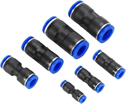 PU PG pneumatic connector air water hose variable diameter straight air quick connector plastic connector 4 6 8 10 12 14 16mm(PU-14) in Saudi Arabia
