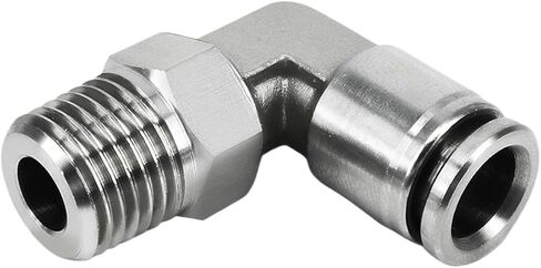 NPT thread 304 stainless steel PL pneumatic quick connector external thread hose trachea inch 1/4 5/16 3/8(PL5-16-01NPT) in Saudi Arabia