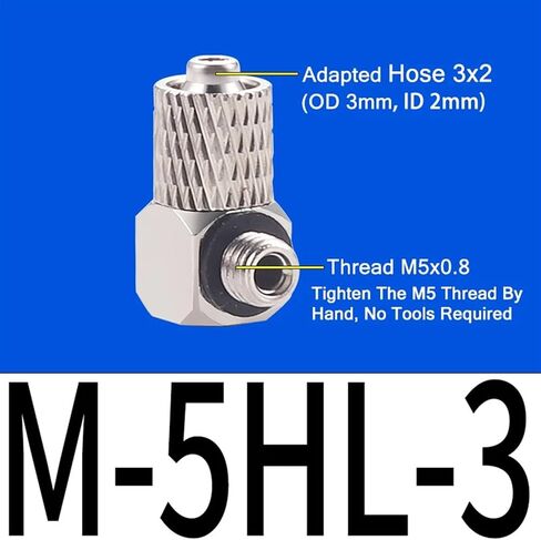 10pcs Quick Screw Straight Joint M-3H-6 M-5HL-6 M-6H-4 Fast Wring Connector Pneumatic Air Fitting Straight Hose Nipple(M-5HL-3) in Saudi Arabia