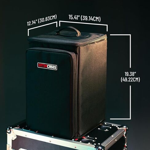 حقيبة ظهر لمكبرات الصوت من سلسلة Gator Cases Sound Check، تناسب معظم مكبرات الصوت PA، مع حماية مبطنة وبنية مقاومة للماء، مثالية للحفلات والسفر والأحداث، (G-UNIV-TRANSPORTER-BP) in Saudi Arabia