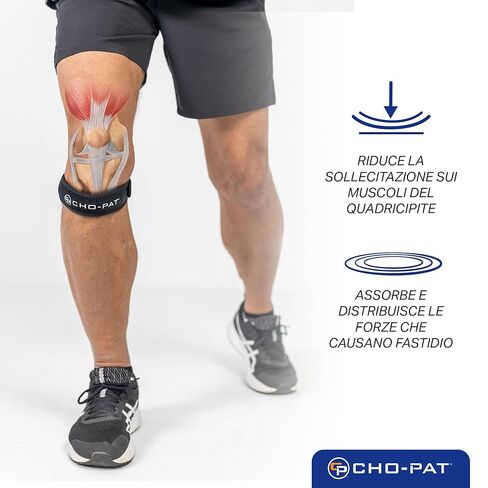 حزام الركبة تشو بات الرضفة، دعم قابل للتعديل بالكامل لركبة العداء، تلين الغضروف، وآلام الركبة، OSFM in Kuwait