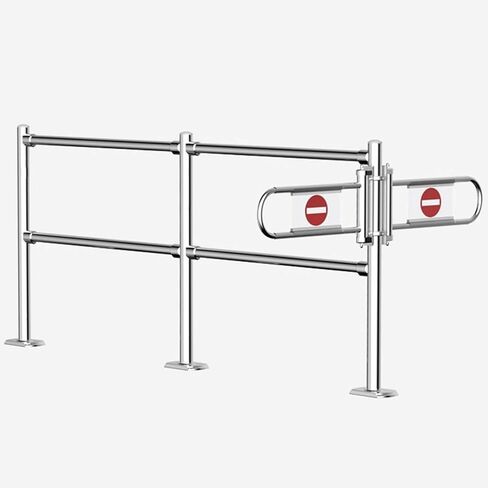 Manual Swing Gate for Safety and Access Control, Ideal for Supermarkets, Malls, Hospitals, and Bars Entrance in Saudi Arabia