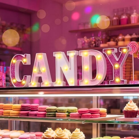 مجموعة من 6 زخرفة شاي شاي الوردي 8.6 بوصة بريق Partea LED MARQUEEE LIGH in Kuwait