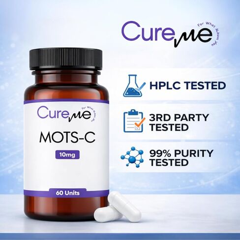 Cureme MOTS-C - 10 مجم - عالي النقاء - مادة الأبحاث المخبرية - 60 وحدة in Kuwait