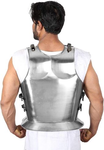 درع القرون الوسطى الصدرية الرومانية العضلات درع زي Cuirass سترة جديدة LARP (الكربون الصلب) in Saudi Arabia