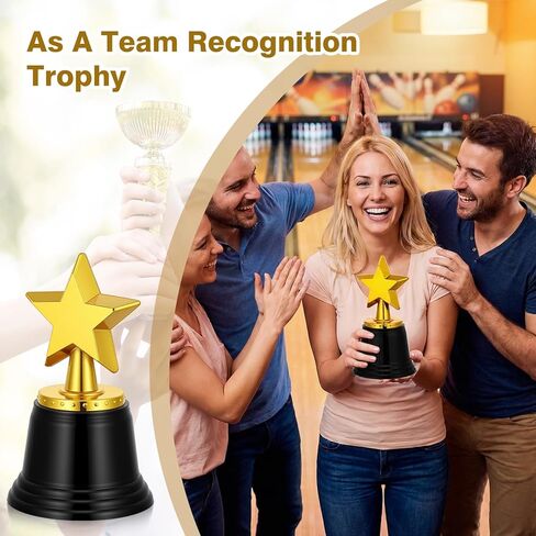 جوائز Mini Star Trophy، جوائز بلاستيكية على شكل نجمة مقاس 4.5 بوصة لصالح الحفلات، جوائز جوائز النجوم الذهبية الصغيرة لمكافآت المسابقات الفائزة، جائزة الألعاب للأحداث الرياضية، الفصول الدراسية للأطفال المعلمين in Kuwait