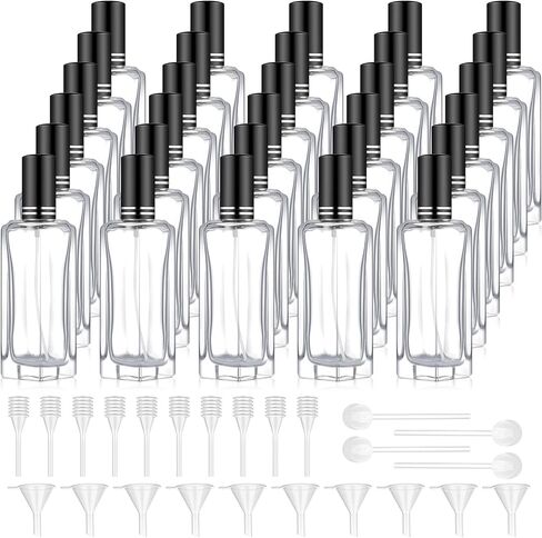 DOMENSI 40 PCS 10ML Travel Travel Travel Reclable Bottles Glass Pray Bottle Perfum in Kuwait