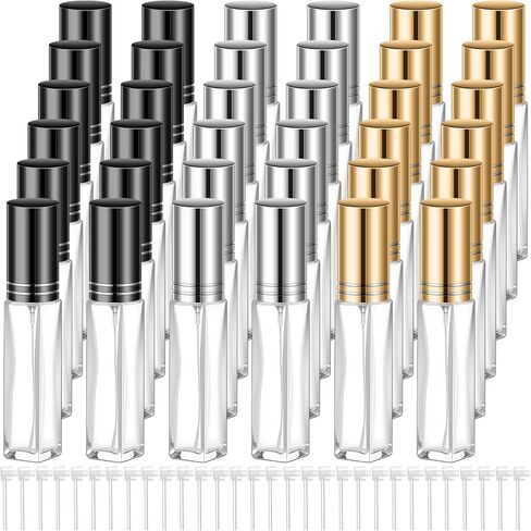 DOMENSI 40 PCS 10ML Travel Travel Travel Reclable Bottles Glass Pray Bottle Perfum in Kuwait