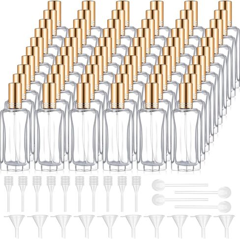 DOMENSI 40 PCS 10ML Travel Travel Travel Reclable Bottles Glass Pray Bottle Perfum in Kuwait