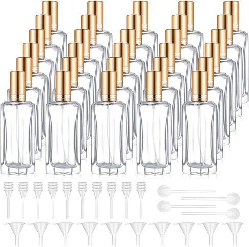 DOMENSI 40 PCS 10ML Travel Travel Travel Reclable Bottles Glass Pray Bottle Perfum in Kuwait