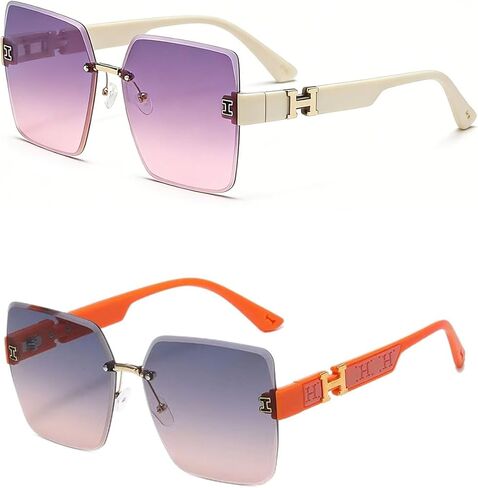 Trendy Polarized Sunglasses for Men Women,Retro Sun Glasses Stylish Frame #2699-2P in Saudi Arabia