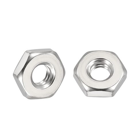 50 قطعة من صواميل سداسية - [#12-24] 304 من الفولاذ المقاوم للصدأ 18-8 (A2-70) صواميل للإصلاح الميكانيكي والتجميع، صامولة خيط خشن قياسية، لمسة نهائية لامعة، فضي in Kuwait