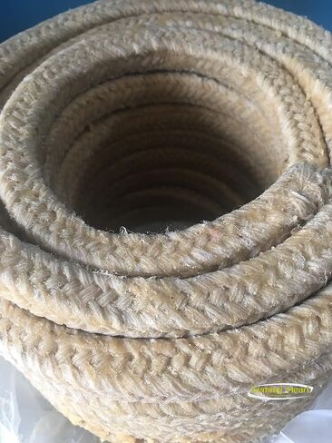 Cotton Gland Packing with Grease Lubricating Oil for Pump Seal Filler String Square Rope Yellow White Black Customizable 10 Meters (10mm*10mm) in Saudi Arabia