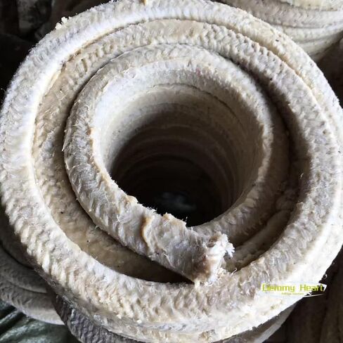 Cotton Gland Packing with Grease Lubricating Oil for Pump Seal Filler String Square Rope Yellow White Black Customizable 10 Meters (10mm*10mm) in Saudi Arabia