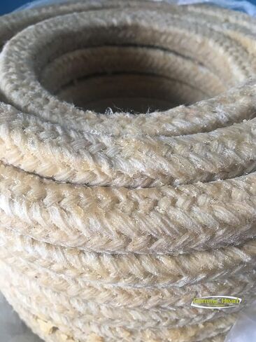 Cotton Gland Packing with Grease Lubricating Oil for Pump Seal Filler String Square Rope Yellow White Black Customizable 10 Meters (38mm*38mm) in Saudi Arabia