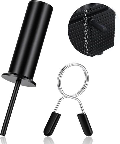 Gym Pin for Weight Stack Machine, Weight Stack Pin with Spring Clip Collar, Weight Stack Extender Pin for Gym Cable Machine, Commercial Gym and Home Gym Fitness Equipment in Saudi Arabia