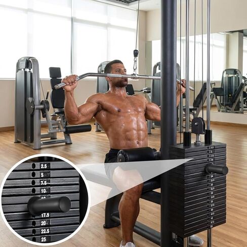 Gym Pin for Weight Stack Machine, Weight Stack Pin with Spring Clip Collar, Weight Stack Extender Pin for Gym Cable Machine, Commercial Gym and Home Gym Fitness Equipment in Saudi Arabia