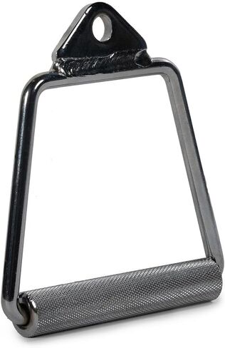 Titan Fitness Rotating D-Handle Cable Attachment, Ergonomic Knurled Grip, Chrome-Plated Solid Steel Build, Rotating Design Prevents Wrist, Elbow, and Shoulder Strain, Strength Training Accessory in Kuwait