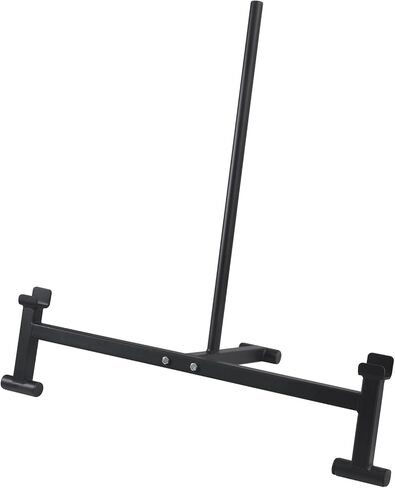 حامل رفع الأثقال من Deadlift لسهولة تغيير لوحات الوزن - سعة 2000 رطل، رفع مرتفع لصالة الألعاب الرياضية والتدريبات المنزلية، أسود in Kuwait