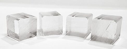 20 قطعة 3/4 بوصة × 3/4 بوصة × 3/4 بوصة مربعة شفافة من الأكريليك شبكي مكعبات بلاستيكية قضيب ربط PMMA in Kuwait