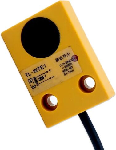 2pcs Inductive Proximity Switch TL-W7E1 DC Three Wire NPN Normally Open Square Metal Induction Sensor in Saudi Arabia