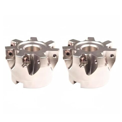 2 حزمة 88 درجة مطحنة وجه سريعة التغذية 1 × 3.15 بوصة قاطعة طحن ثقيلة 7 مزامير مطلية بالنيكل مطحنة وجه قابلة للفهرسة in Kuwait