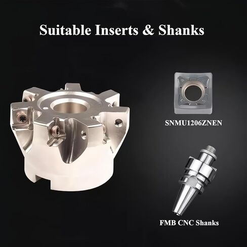 2 حزمة 88 درجة مطحنة وجه سريعة التغذية 1 × 3.15 بوصة قاطعة طحن ثقيلة 7 مزامير مطلية بالنيكل مطحنة وجه قابلة للفهرسة in Kuwait