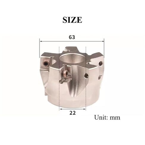 2 عبوة 88 درجة مطحنة وجه سريعة التغذية 0.87 بوصة × 2-1/2 بوصة قاطعة طحن ثقيلة 5 مزامير مطلية بالنيكل مطحنة وجه قابلة للفهرسة in Kuwait