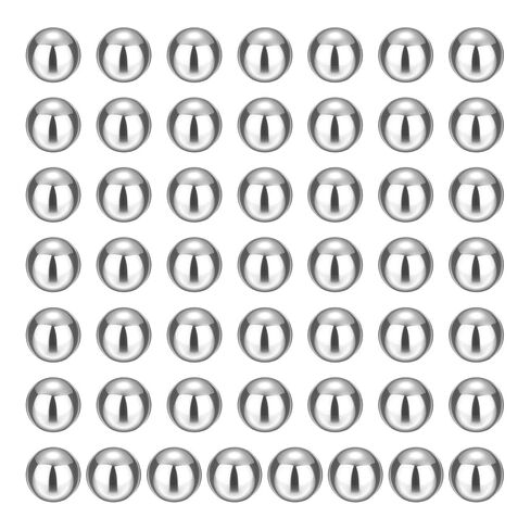 uxcell 1000Pcs 3mm Bearing Balls, Carbon Steel G500 Precision Balls, for Bearings Bicycles Casters Automotive Part and DIY (Nickel-Plated) in Saudi Arabia