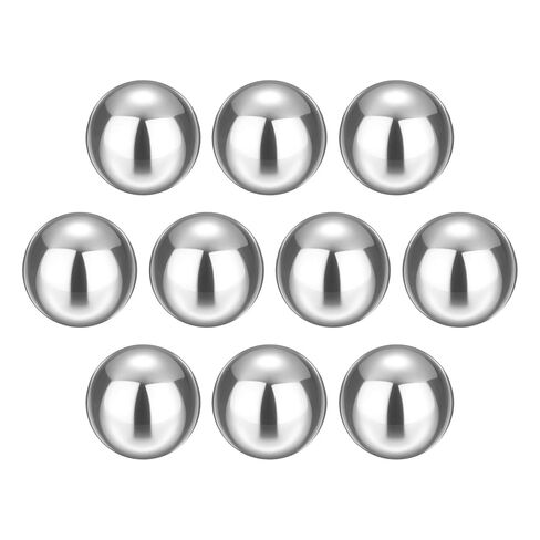 uxcell 10Pcs 23mm Bearing Balls, Solid Carbon Steel G1000 Precision Balls for Bearings Bicycles Casters Automotive Part and DIY (Mirror Polished) in Saudi Arabia