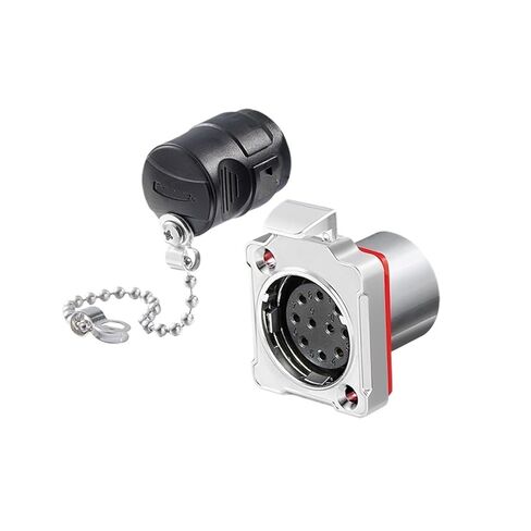 BD24 Metal Aviation Socket 10-core Quick-Plug Power Signal IP68 Industrial Connector(Female Socket) in Saudi Arabia