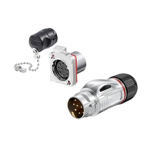 BD24 Metal Aviation Socket 10-core Quick-Plug Power Signal IP68 Industrial Connector(Female Socket) in Saudi Arabia