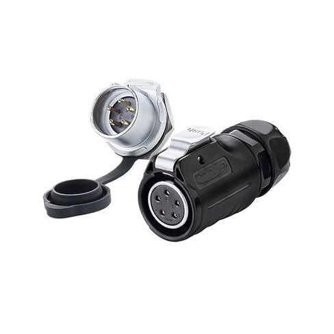 LP20 الطيران 5 دبوس أنثى ذكر الخيوط لوحة موصل مقاوم للمياه (أنثى التوصيل) in Kuwait