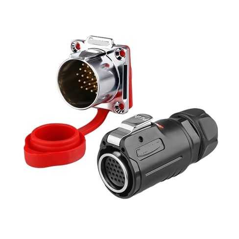 LP-24 إشارة موصل 24 الأساسية متعددة دبوس متعدد النواة الطيران الصناعية مقاوم للماء مقبس الطيران (فتحة واحدة مقعد الإناث) in Kuwait