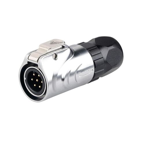 Metal Male LP-12 Waterproof Aviation Connector 2-8 core Full Metal Thread Installation Connector(4 core) in Saudi Arabia