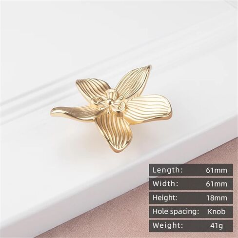 Furniture Hardware Gold Handle Kitchen Cabinet Zinc Alloy Drawer Wardrobe 1Pcs(6105) in Saudi Arabia