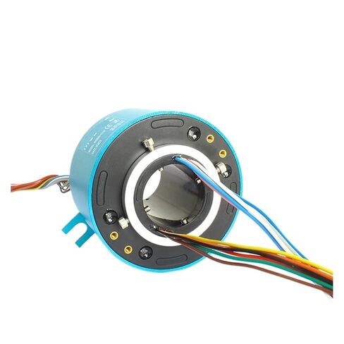 Through Hole Slip Ring 360 Degree Rotary Joint Connector, 6~12 Wires, 2A 5~10A, ID20~60mm, OD42~130mm(12X35mm 6CH 5A) in Saudi Arabia