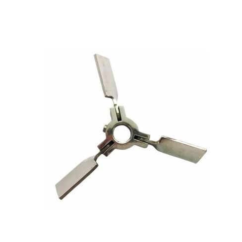 ضجة بليد الفولاذ المقاوم للصدأ خلاط المكره مختبر النمام مجداف للطي ثلاثة شفرة طول 65 ملم بقطر. قطر الثقب الداخلي 150 ملم. 16 ملم in Kuwait