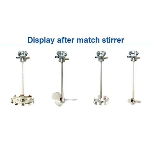 ضجة بليد الفولاذ المقاوم للصدأ خلاط المكره مختبر النمام مجداف للطي ثلاثة شفرة طول 65 ملم بقطر. قطر الثقب الداخلي 150 ملم. 16 ملم in Kuwait