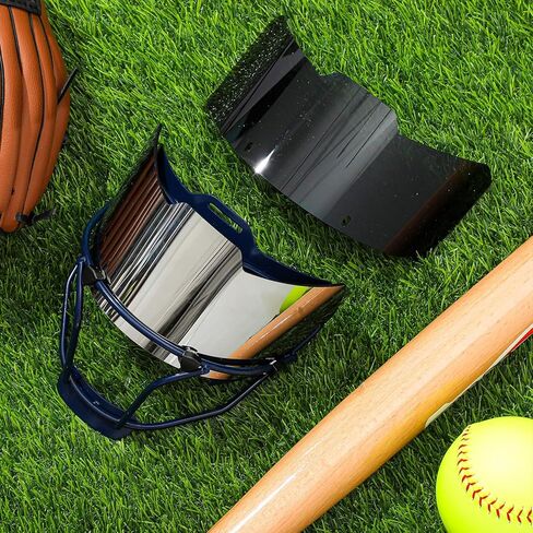 2 Pcs Softball Mask Visor Universal Fit Youth Sports Face Mask Baseball Softball Face Eye Shield Visor for Adults Sports Outdoor Activities in Saudi Arabia