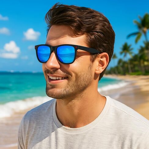 Classic Sunglasses Polarized Eyewear, Stylish Outdoor Sport Sunglasses for Men and Women, Perfect for Driving and Vacation in Saudi Arabia