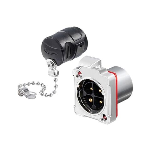BD24 Metal Aviation 4-core Salt Spray Proof UL Energy Vehicle Power Male and Female Butt Connector(Metal Flange Reverse Installation) in Saudi Arabia