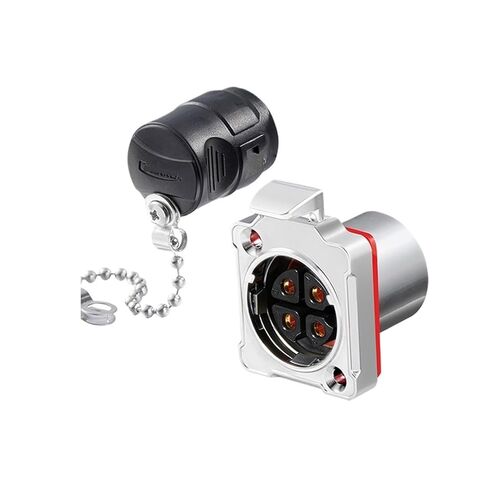 BD24 Metal Aviation 4-core Salt Spray Proof UL Energy Vehicle Power Male and Female Butt Connector(Metal Flange Reverse Installation) in Saudi Arabia